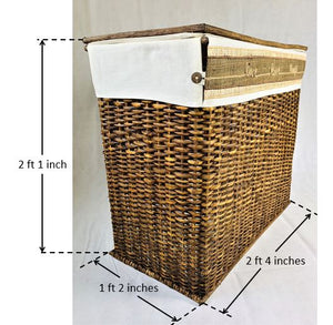 Live-Love-Laugh 2-Section Oversized Hamper Sorter