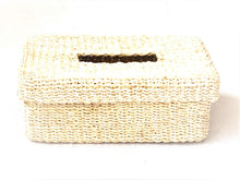 Load image into Gallery viewer, Abaca Handcrafted Tissue Box Dispenser