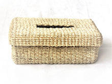 Load image into Gallery viewer, Abaca Handcrafted Tissue Box Dispenser